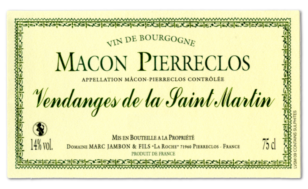 Vendanges de la Saint-Martin Domaine Marc JAMBON et Fils