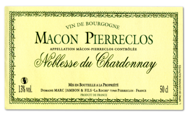 Noblesse du Chardonnay Domaine Marc JAMBON et Fils
