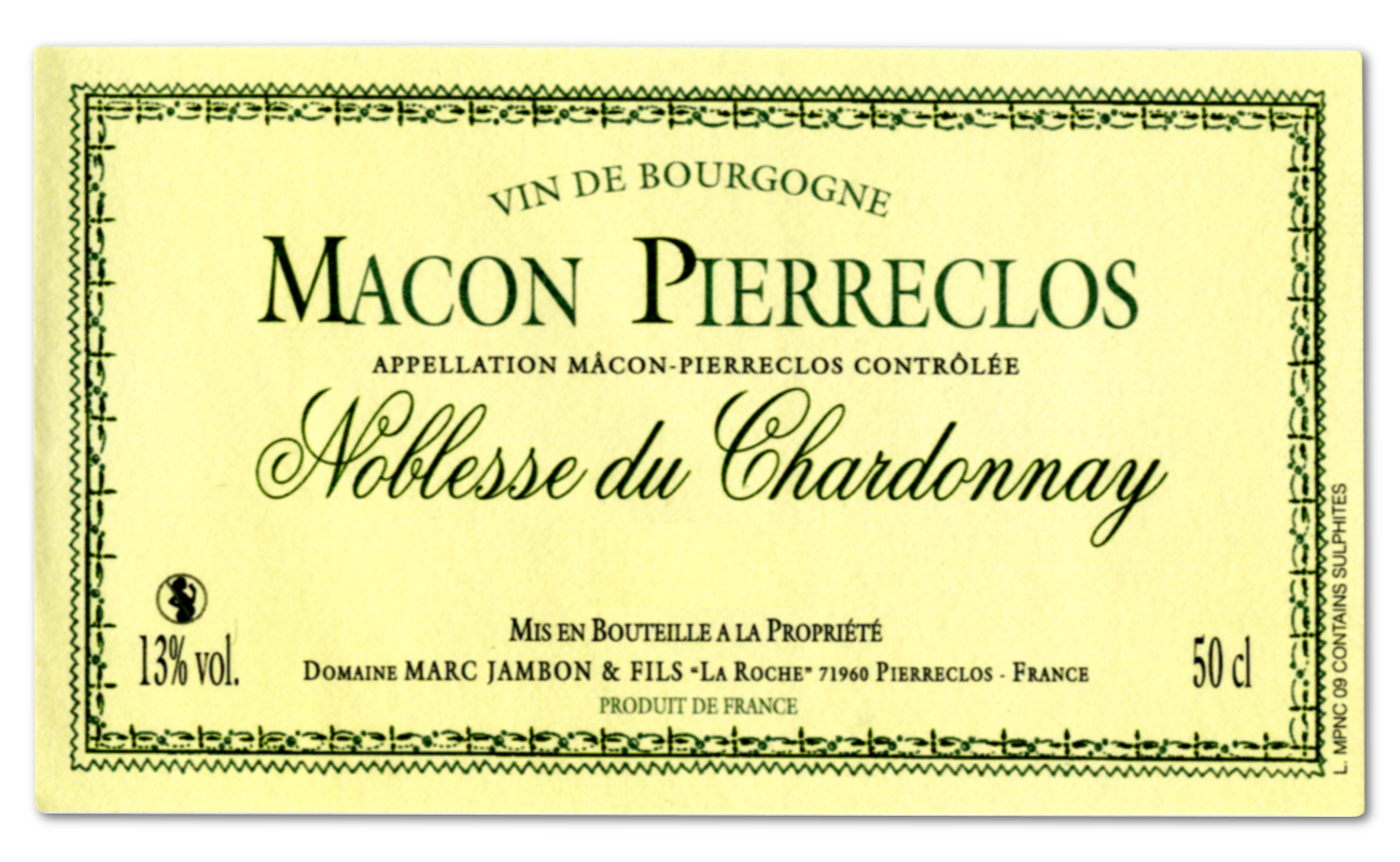 Noblesse du Chardonnay Domaine Marc JAMBON et Fils