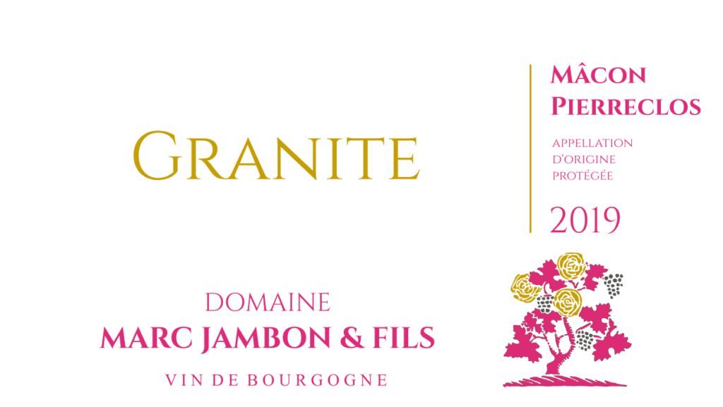 Mâcon-Pierreclos Rosé "Granite" 2019 - Domaine Marc JAMBON & Fils à PIERRECLOS
