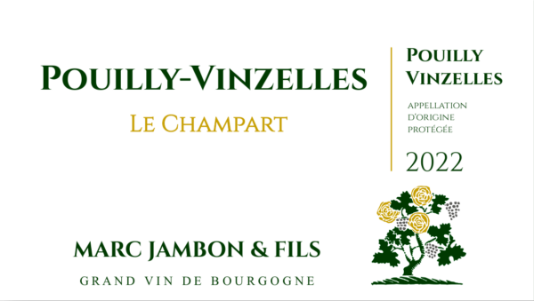Pouilly-Vinzelles "Le Champart" - Marc JAMBON et Fils à PIERRECLOS