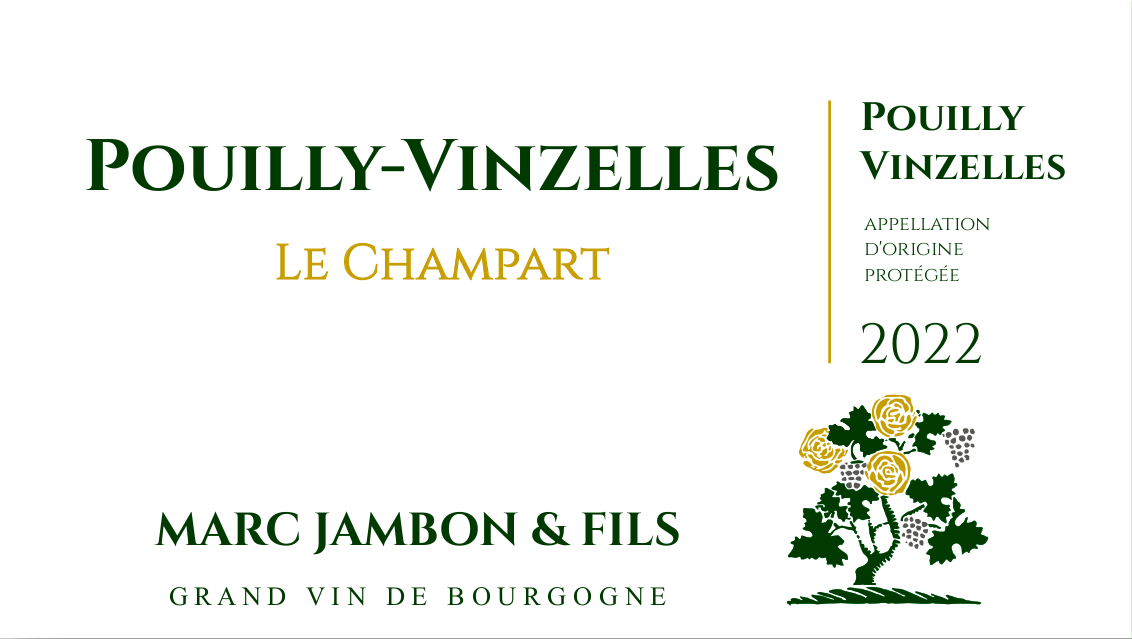 Pouilly-Vinzelles Le Champart Domaine Marc JAMBON et Fils