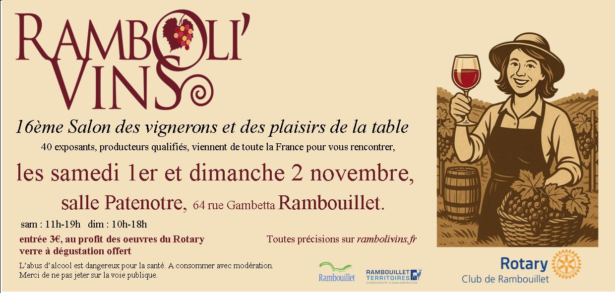RAMBOLI' VINS 2025 - RAMBOUILLET les 01 et 02 novembre 2025 - Domaine ...