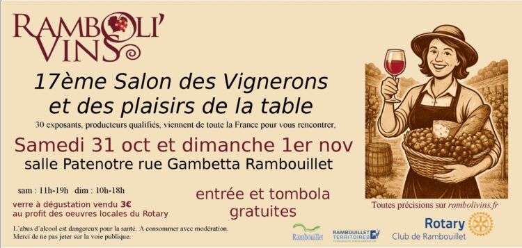 RAMBOLIVINS 2026 - Salle Patenotre - RAMBOUILET 31/10 et 01/11/2026